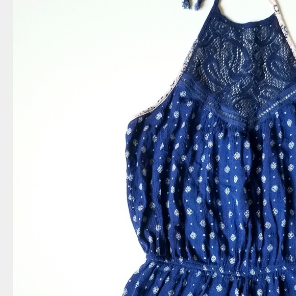 Gypsies & Moondust Other - 💙Gypsies & Moondust navy blue romper💙